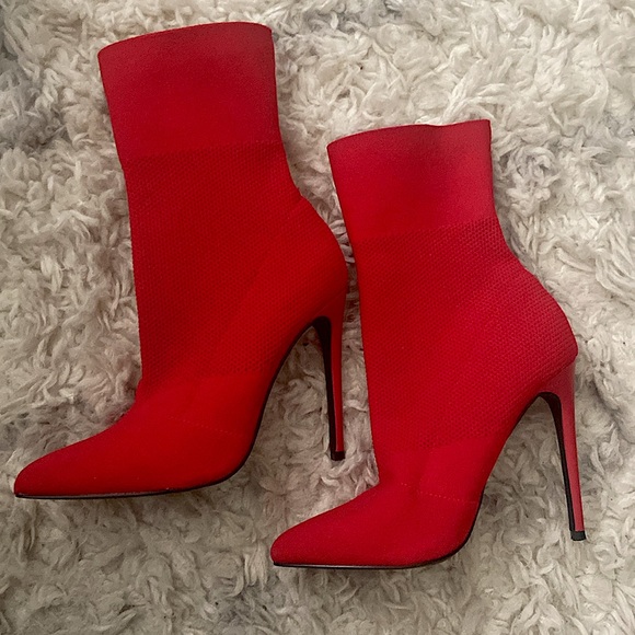 Bloomingdale’s Sexy Sock Boots - Picture 2 of 6